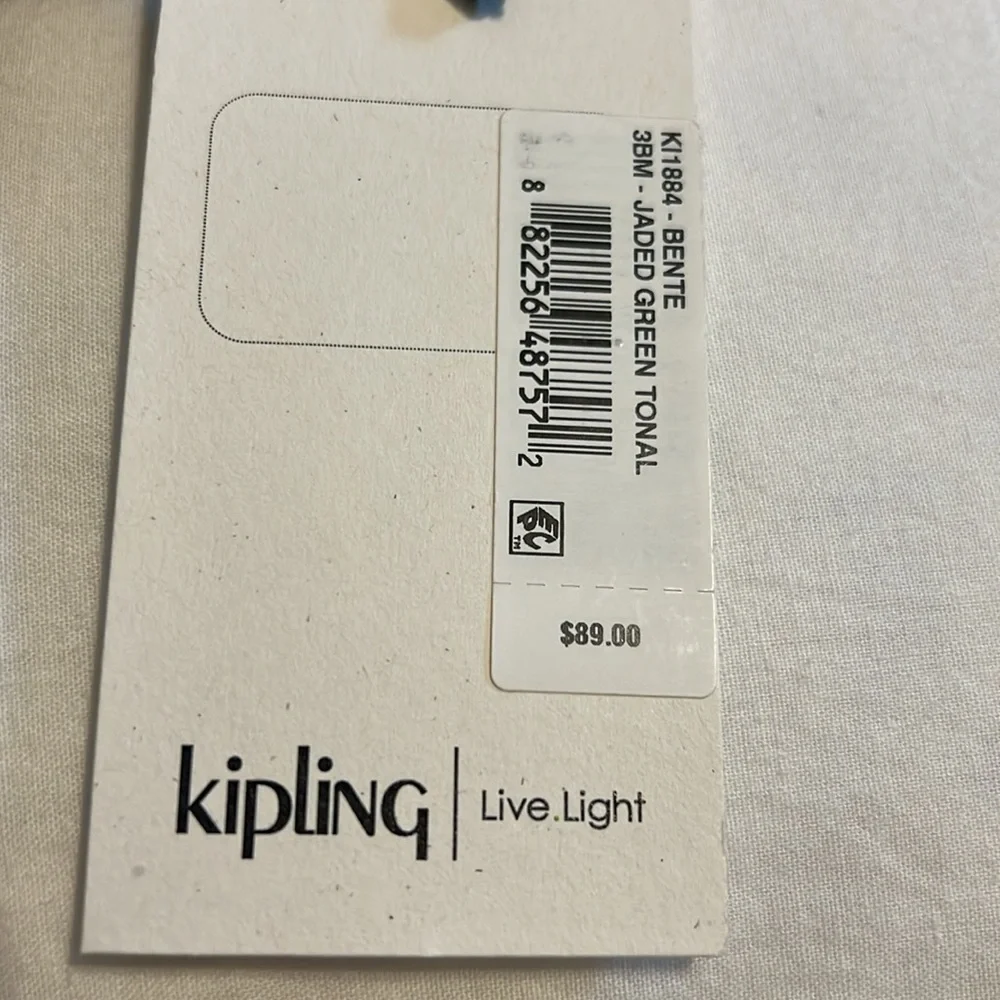 Kipling - Bente Backpack Sling - Jaded Green Tonal - Picture 9 of 9